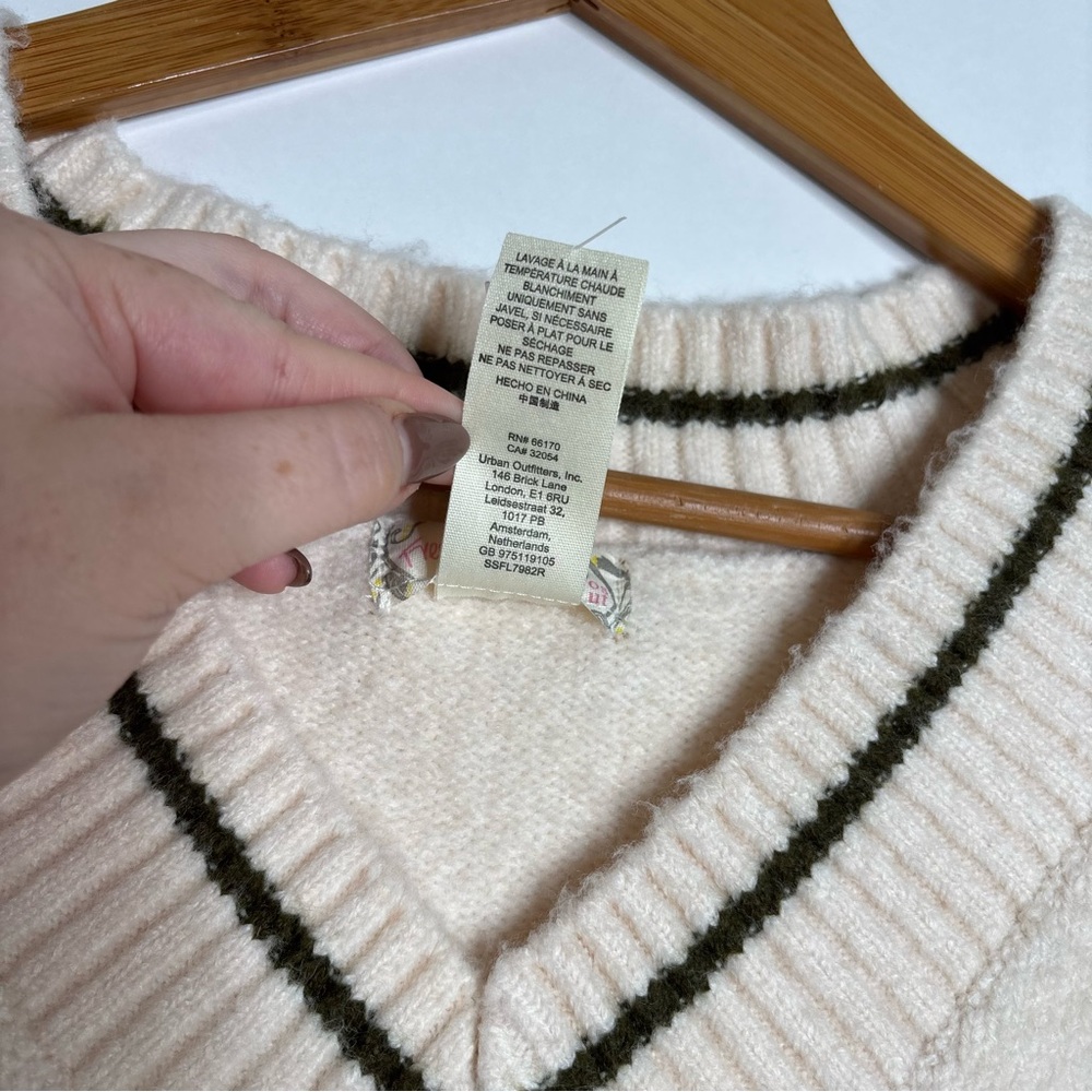 Free People All Star Stripe Poncho One Size - Picture 7 of 8